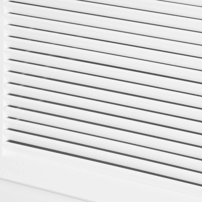 Sideboard Buffet Cabinet, Kitchen Cabinet, Coffee Bar Cabinet with 4 Drawers and 2 Louvered Doors for Living Room, Kitchen