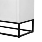 Light Luxury Designed Cabinet with Unique Support Legs and Adjustable Shelves, Suitable for Living Rooms, Corridors