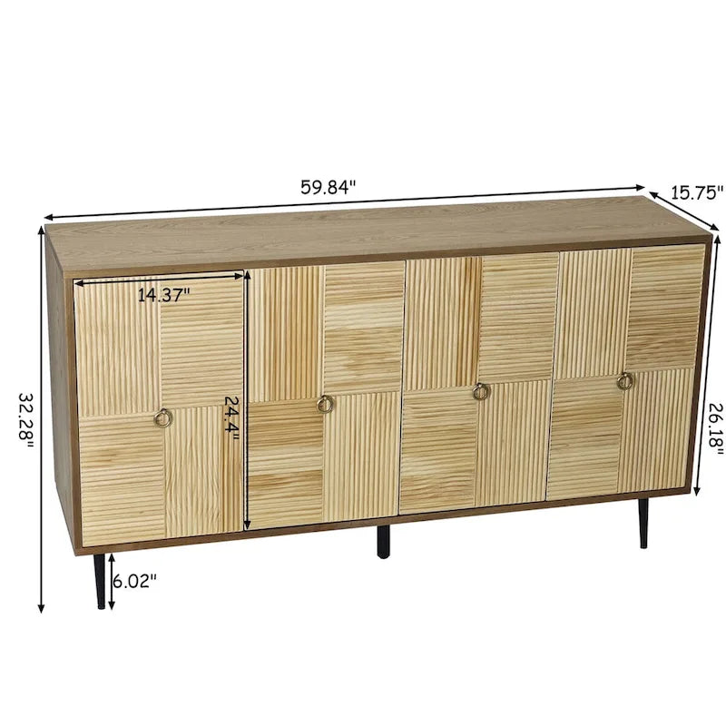 4-Door Cabinet