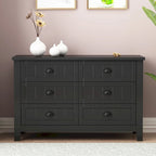 Drawer Dresser BAR CABINET side cabinet,buffet service counter, solid wood frame,plasticdoor panel,retro shell handle