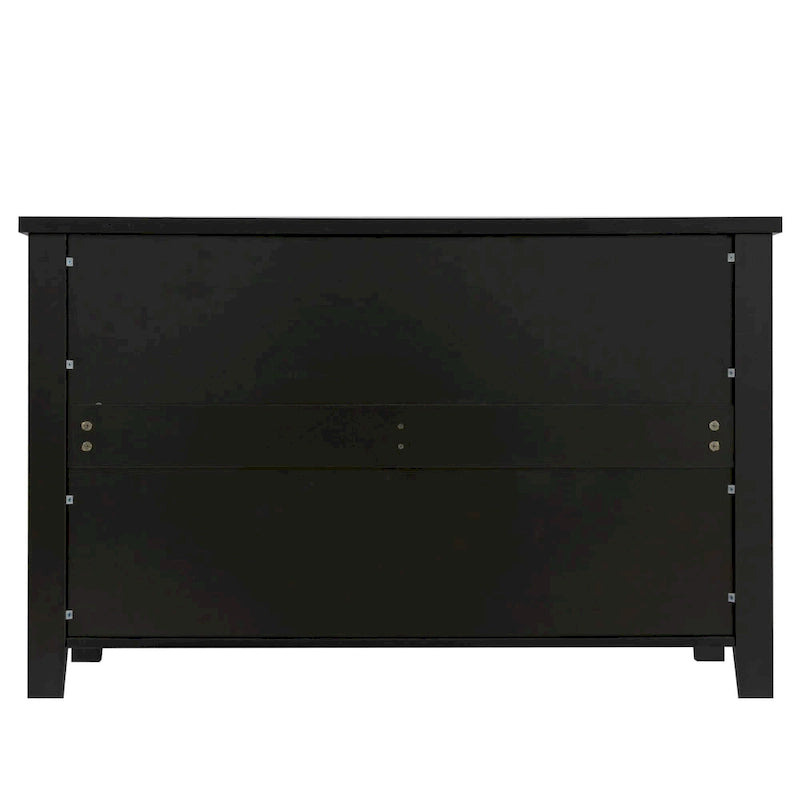 Drawer Dresser BAR CABINET side cabinet,buffet service counter, solid wood frame,plasticdoor panel,retro shell handle