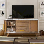 59 inch rattan storage cabinet