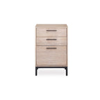 Rye Studio Cassia Home Office Filing Cabinet in Mountain White Wood Veneer