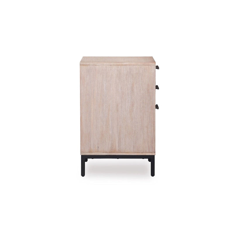 Rye Studio Cassia Home Office Filing Cabinet in Mountain White Wood Veneer
