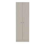 Buxton Rectangle 2-Door Storage Tall Cabinet Light Grey