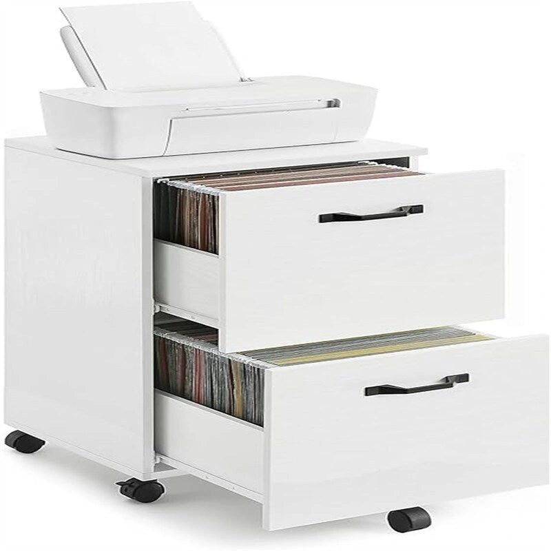 2-Drawer File Cabinet - 15.7D x 16.5W x 27.6H