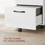 2-Drawer File Cabinet - 15.7D x 16.5W x 27.6H