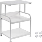 Printer Stand, 3 Shelf Printer Table with Wheels - 20.08 x 15.75 x 30.12
