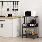 Printer Stand, 3 Shelf Printer Table with Wheels - 20.08 x 15.75 x 30.12