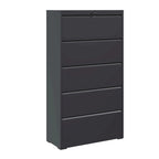 5 Drawer Metal Lateral File Cabinet with Lock for Legal/Letter/A4/F4
