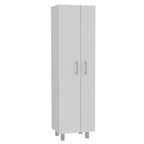 Halifax 2-Door Rectangle Closet Pantry White