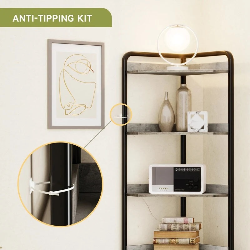 Corner Cabinet with Storage - N/A