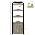 Corner Cabinet with Storage - N/A