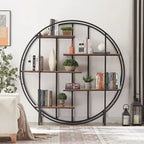 Round 5-Tier Metal Plant Stand Bookshelf Display Shelf