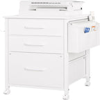 Small File Cabinets for Home Office - 3 Drawer Filing Cabinet - 15.68D x 15.3W x 26.6H