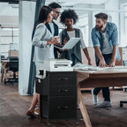 Small File Cabinets for Home Office - 3 Drawer Filing Cabinet - 15.68D x 15.3W x 26.6H