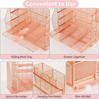 5 Tier Desk Accessories & Workspace Desk - 16.15D x 9.45W x 11.25H