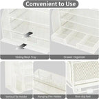 5 Tier Desk Accessories & Workspace Desk - 16.15D x 9.45W x 11.25H