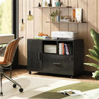 1-Drawer Wood Lateral Filing Cabinet - 15.8D x 36.6W x 25H