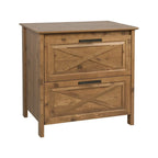 Saint Birch Houston Rustic Brown 2-drawer Lateral Filing Cabinet