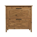 Saint Birch Houston Rustic Brown 2-drawer Lateral Filing Cabinet