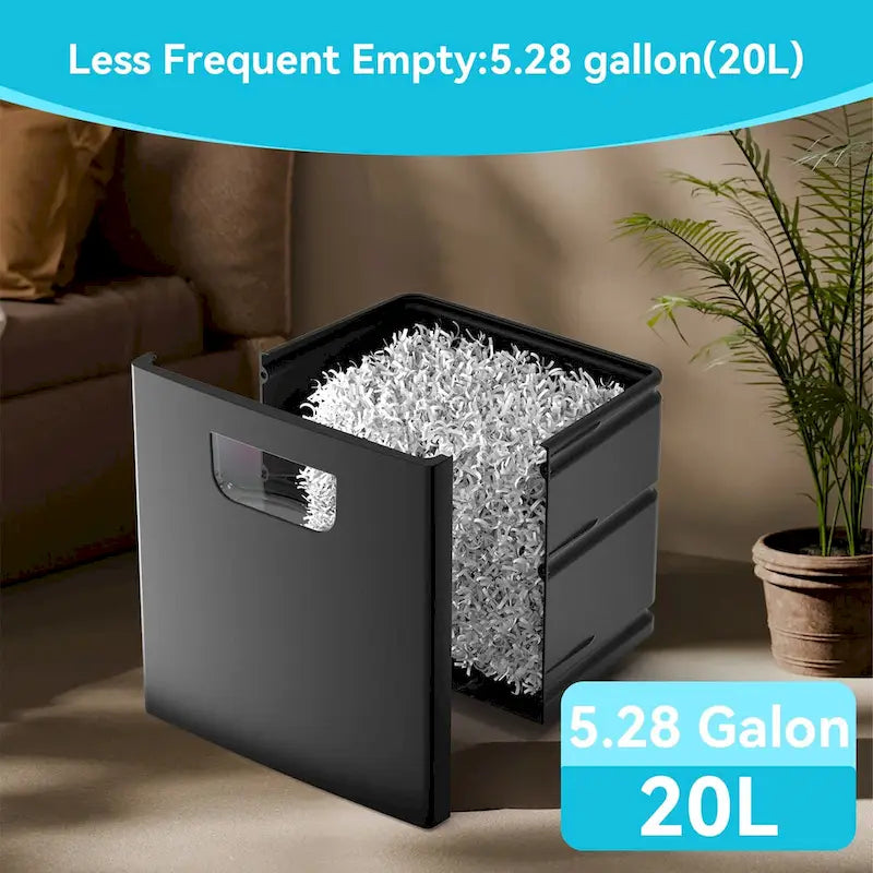 Mobile Paper Cutter Paper Shredder Cross Cut Low Noise Large Capacity