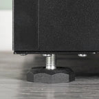 High Storage Cabinet with 2 Doors and 4 Partitions for 5 Separate Storage Spaces