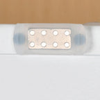 High Storage Cabinet with 2 Doors and 4 Partitions for 5 Separate Storage Spaces