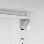 High Storage Cabinet with 2 Doors and 4 Partitions for 5 Separate Storage Spaces