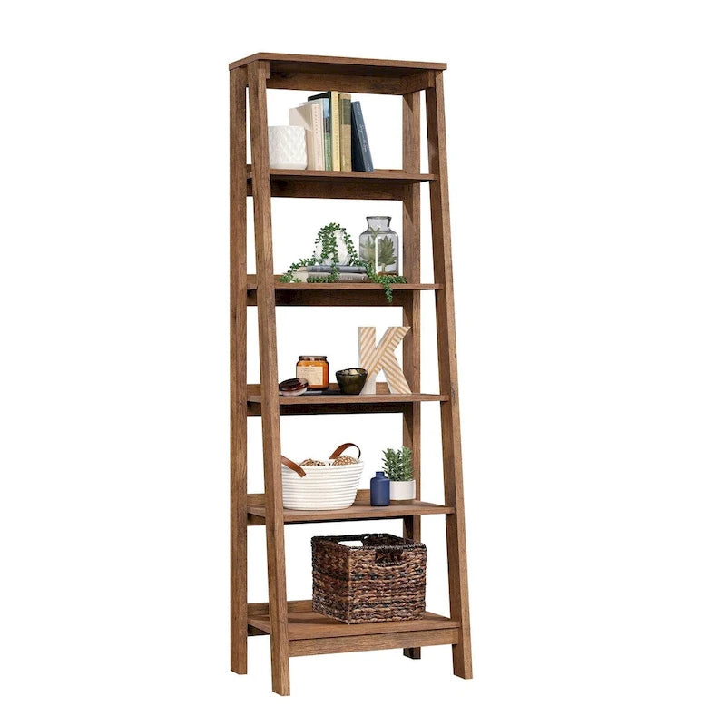 Trestle 5-Shelf Bookcase