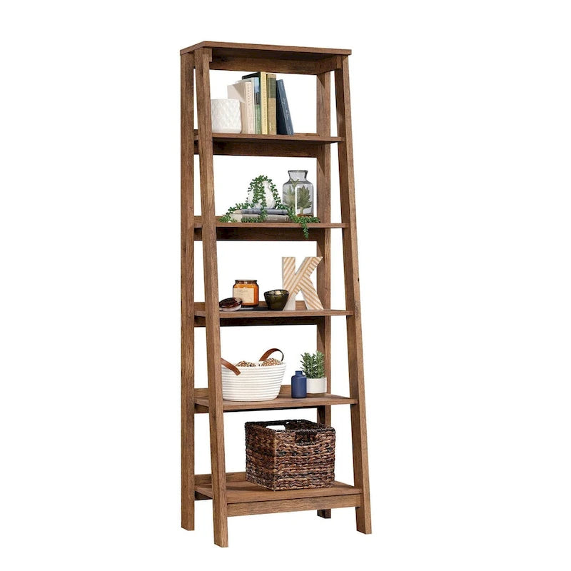 Trestle 5-Shelf Bookcase