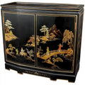 Handmade Japanese Slant Front Cabinet - 32.00W x 13.00D x 30.00H