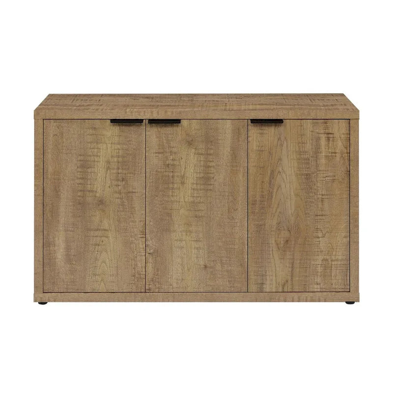 Pamplona Mango 3-door Accent Cabinet with Adjustable Shelves