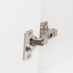 Modern White Armoire with 2 Doors for Bedroom