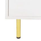 Modern White Armoire with 2 Doors for Bedroom