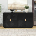 Large Storage Space Sideboard with Adjustable Shelves