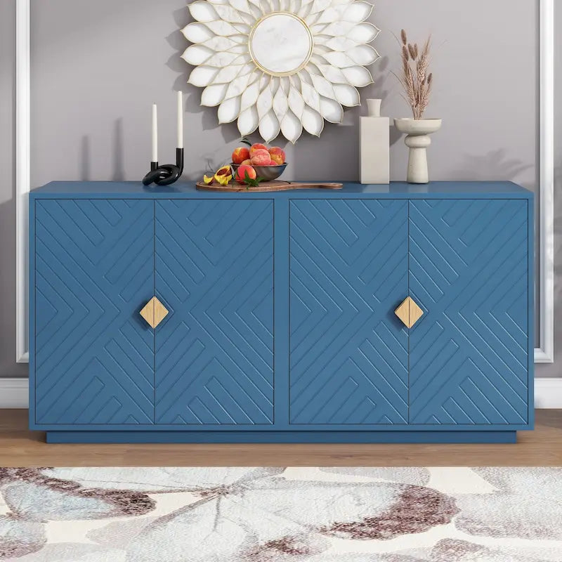 Large Storage Space Sideboard with Adjustable Shelves