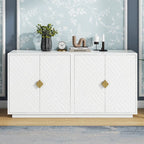 Large Storage Space Sideboard with Adjustable Shelves