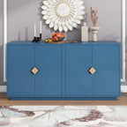 Large Storage Space Sideboard with Adjustable Shelves