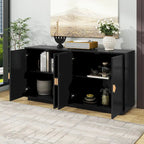 Large Storage Space Sideboard with Adjustable Shelves