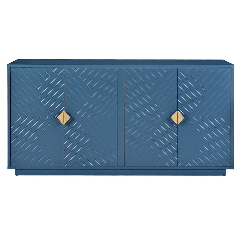 Large Storage Space Sideboard with Adjustable Shelves