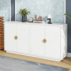 Large Storage Space Sideboard with Adjustable Shelves