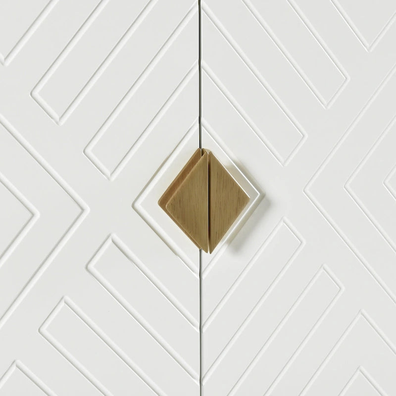 Large Storage Space Sideboard with Adjustable Shelves