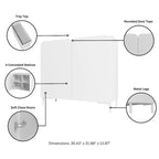 Manhattan Comfort Mid-Century Modern Bogardus Accent Cabinet