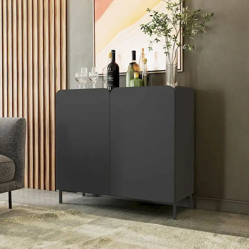 Manhattan Comfort Mid-Century Modern Bogardus Accent Cabinet