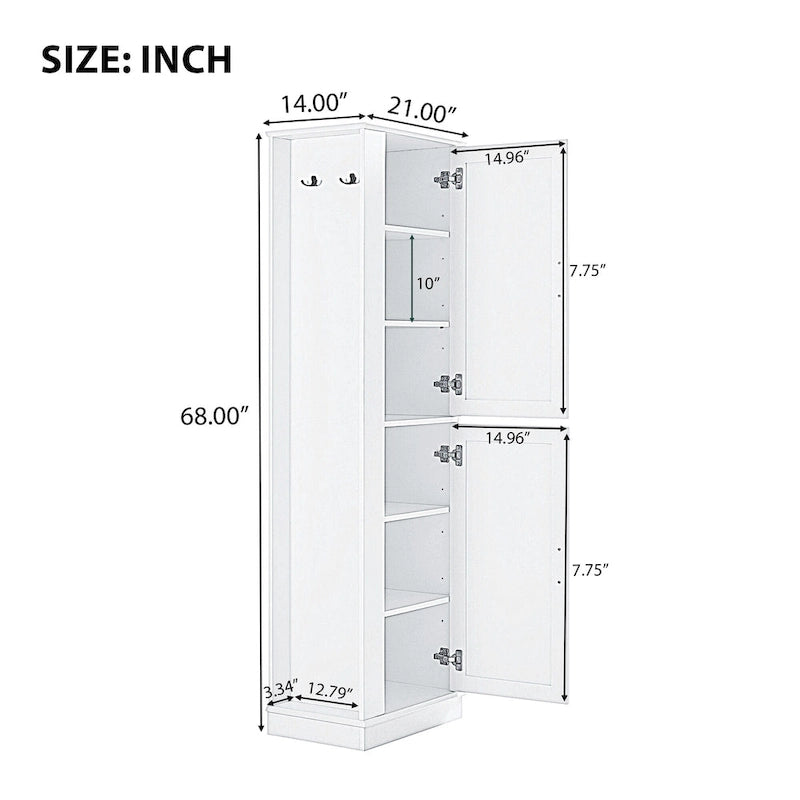 Tall Bathroom Storage Cabinet