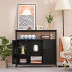 Storage Cabinet with 2 Doors - 11.81D x 35.43W x 31.5H