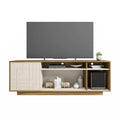 Techni Mobili Contemporary TV Stand for TVs Up to 70in, Oak