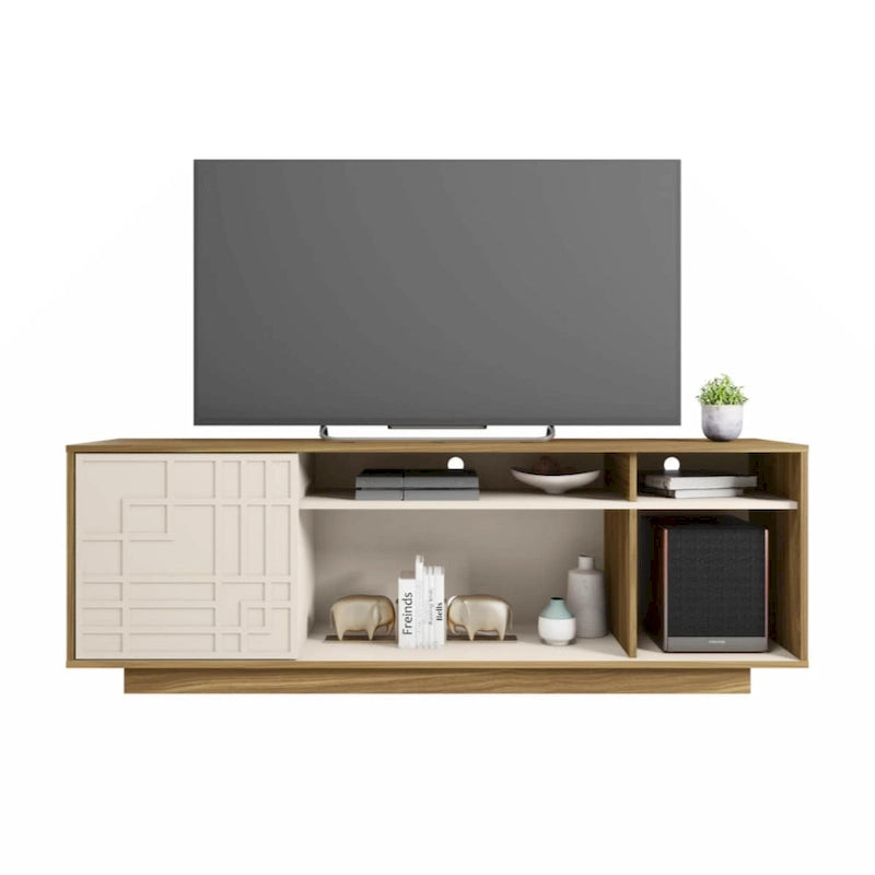 Techni Mobili Contemporary TV Stand for TVs Up to 70in, Oak