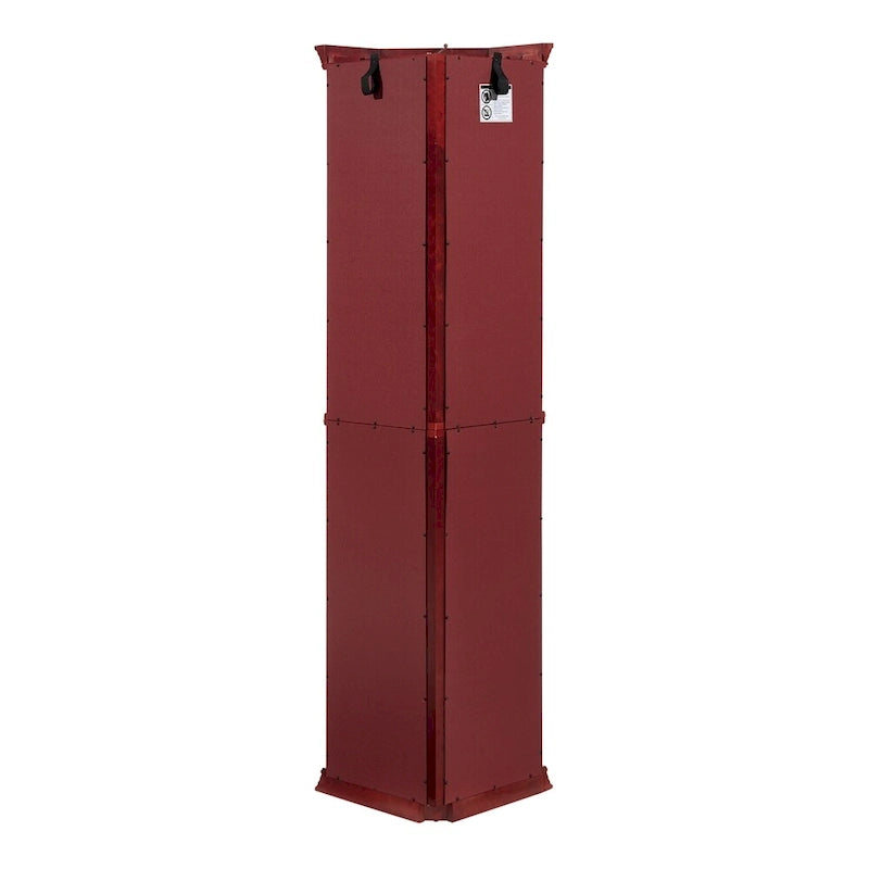 Glass Display Shelf Shelving Bar cabinet with Tempered Glass Door